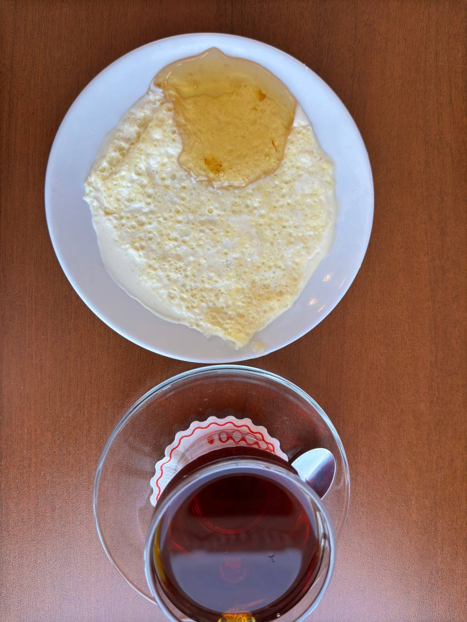 Kaymak Bal Cevizsiz+Çay